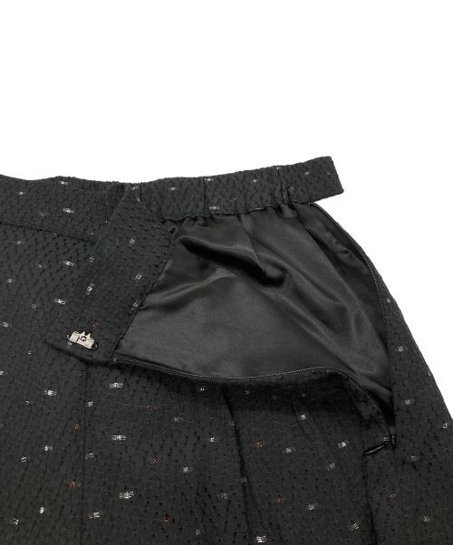 shirocon（シロコン）shirocon (シロコン) ラメチップバギーパンツ SC22-23007SM-2 ブラック サイズ:36の古着・服飾アイテム