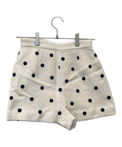 sheller（シェリエ）sheller (シェリエ) ドットキュロット 211043-02 ホワイト サイズ:Sの古着・服飾アイテム