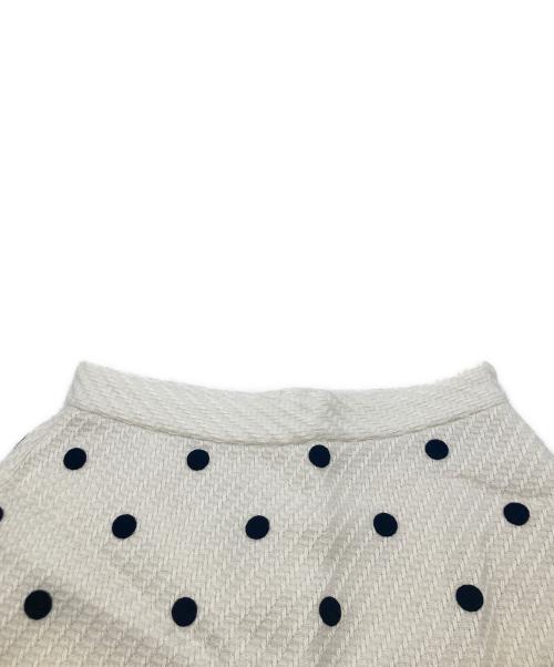 sheller（シェリエ）sheller (シェリエ) ドットキュロット 211043-02 ホワイト サイズ:Sの古着・服飾アイテム