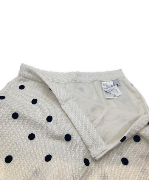 sheller（シェリエ）sheller (シェリエ) ドットキュロット 211043-02 ホワイト サイズ:Sの古着・服飾アイテム