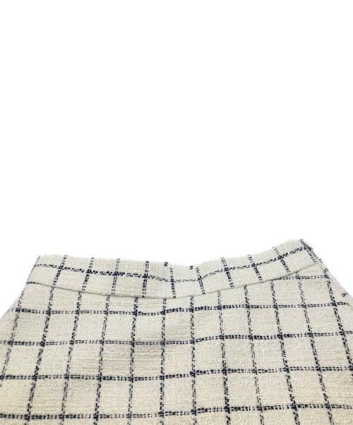 sheller（シェリエ）sheller (シェリエ) ツイードキュロット 311058 ホワイト サイズ:S 未使用品の古着・服飾アイテム