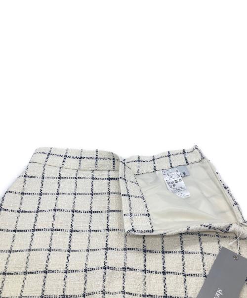 sheller（シェリエ）sheller (シェリエ) ツイードキュロット 311058 ホワイト サイズ:S 未使用品の古着・服飾アイテム