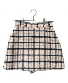 sheller（シェリエ）の古着「ツイードショートパンツ 231012」｜ホワイト