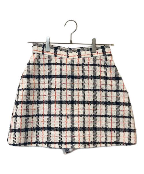 sheller（シェリエ）sheller (シェリエ) ツイードショートパンツ 231012 ホワイト サイズ:M 未使用品の古着・服飾アイテム