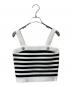 sheller（シェリエ）の古着「bijou button knit bustier SL191040520」｜ホワイト