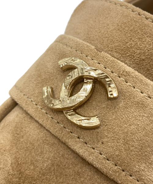 CHANEL（シャネル）CHANEL (シャネル) ローファー G38939 ベージュ サイズ:37 1/2の古着・服飾アイテム