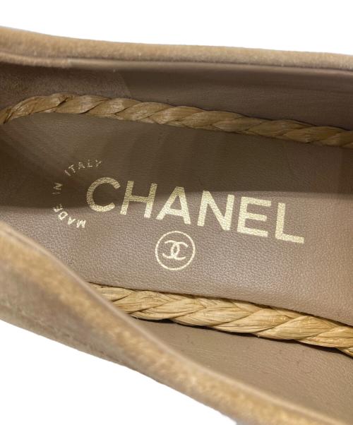 CHANEL（シャネル）CHANEL (シャネル) ローファー G38939 ベージュ サイズ:37 1/2の古着・服飾アイテム