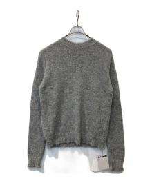 JIL SANDER（ジルサンダー）の古着「Midweight Wool Crew-Neck Sweater ミッドウェイト・ウール・クルーネック・セーター J53GP0012 J1453」｜グレー