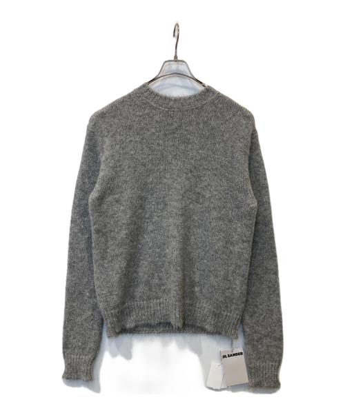 JIL SANDER（ジルサンダー）JIL SANDER (ジルサンダー) Midweight Wool Crew-Neck Sweater ミッドウェイト・ウール・クルーネック・セーター J53GP0012 J1453 グレー サイズ:Sの古着・服飾アイテム