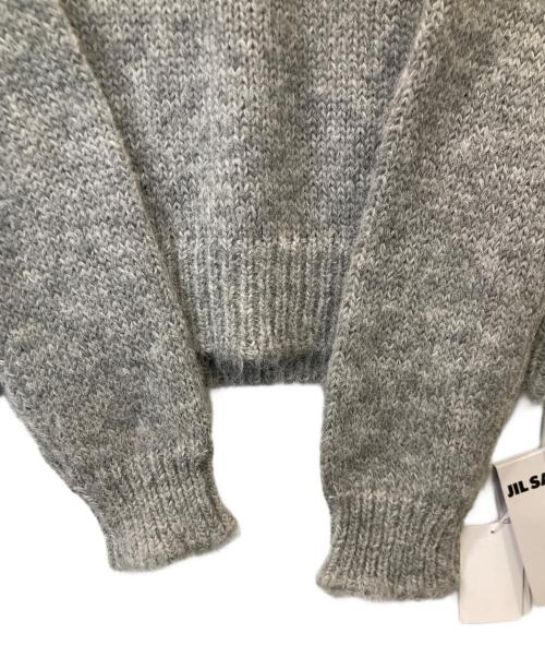 JIL SANDER（ジルサンダー）JIL SANDER (ジルサンダー) Midweight Wool Crew-Neck Sweater ミッドウェイト・ウール・クルーネック・セーター J53GP0012 J1453 グレー サイズ:Sの古着・服飾アイテム