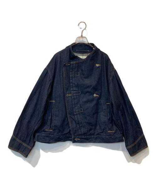ZUCCA（ズッカ）ZUCCA (ズッカ) アシンメトリーデニムジャケット ZU13FC103 インディゴ サイズ:Mの古着・服飾アイテム