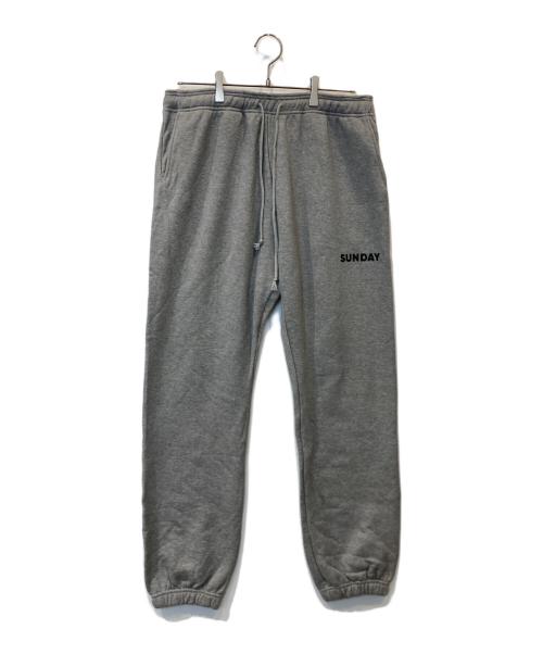 JOURNAL STANDARD relume（ジャーナルスタンダード レリューム）JOURNAL STANDARD relume (ジャーナルスタンダード レリューム) SUNDAYスウェットパンツ 23070440041040 グレー サイズ:M 未使用品の古着・服飾アイテム
