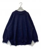 journal standard luxeジャーナルスタンダード ラックス）の古着「モヘヤMIXテンジク クルーネックプルオーバー ニット 23080440029040」｜パープル