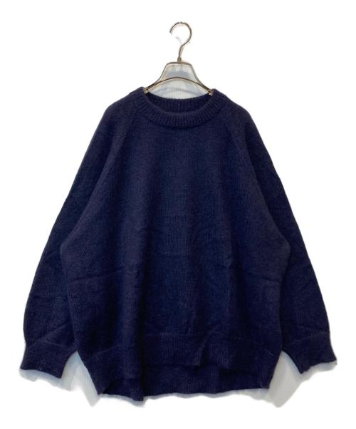 journal standard luxe（ジャーナルスタンダード ラックス）JOURNAL STANDARD LUXE (ジャーナルスタンダード ラックス) モヘヤMIXテンジク クルーネックプルオーバー ニット 23080440029040 パープル サイズ:FREEの古着・服飾アイテム