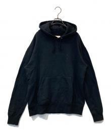 MEYAME（メヤメ）の古着「ELBOW PATCH HOOD MEY-1326 エルボーパッチフード」｜ブラック