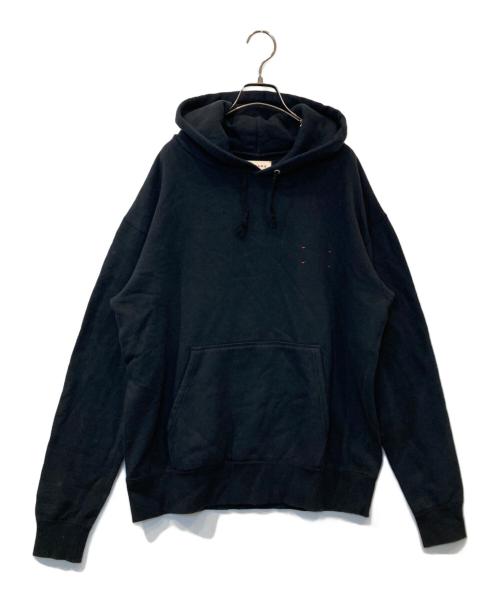 MEYAME（メヤメ）MEYAME (メヤメ) ELBOW PATCH HOOD MEY-1326 エルボーパッチフード ブラック サイズ:FREEの古着・服飾アイテム