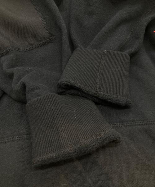 MEYAME（メヤメ）MEYAME (メヤメ) ELBOW PATCH HOOD MEY-1326 エルボーパッチフード ブラック サイズ:FREEの古着・服飾アイテム