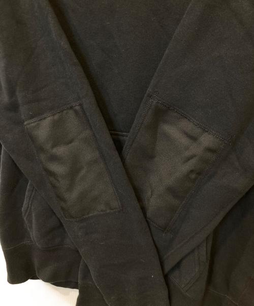 MEYAME（メヤメ）MEYAME (メヤメ) ELBOW PATCH HOOD MEY-1326 エルボーパッチフード ブラック サイズ:FREEの古着・服飾アイテム