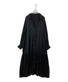 WANDERUNG（ワンデルング）の古着「シャツワンピース　WROPE-001」｜ブラック