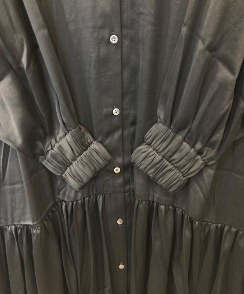 WANDERUNG（ワンデルング）WANDERUNG (ワンデルング) シャツワンピース　WROPE-001 ブラック サイズ:FREE 未使用品の古着・服飾アイテム