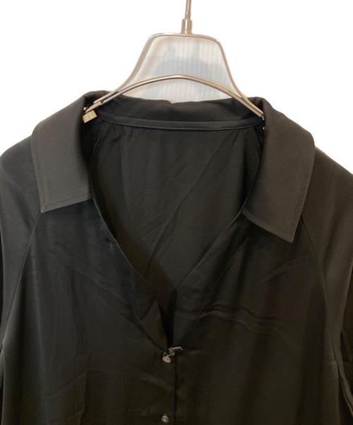 WANDERUNG（ワンデルング）WANDERUNG (ワンデルング) シャツワンピース　WROPE-001 ブラック サイズ:FREE 未使用品の古着・服飾アイテム