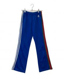 GUCCI×adidas（グッチ×アディダス）の古着「フレアトラックパンツ 	696270 XJEGU」｜ブルー