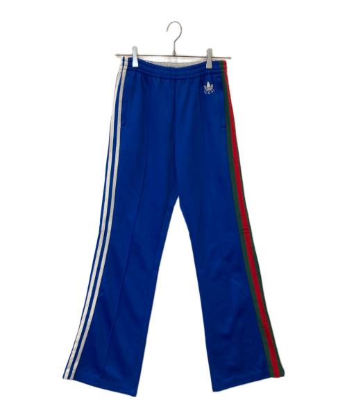 GUCCI（グッチ）GUCCI (グッチ) adidas (アディダス) フレアトラックパンツ 	696270 XJEGU ブルー サイズ:Sの古着・服飾アイテム