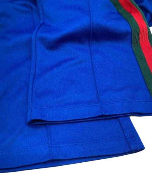 GUCCI（グッチ）GUCCI (グッチ) adidas (アディダス) フレアトラックパンツ 	696270 XJEGU ブルー サイズ:Sの古着・服飾アイテム
