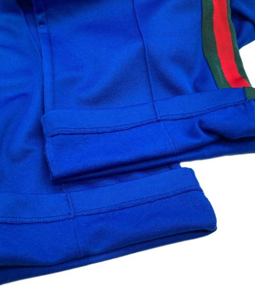 GUCCI（グッチ）GUCCI (グッチ) adidas (アディダス) フレアトラックパンツ 	696270 XJEGU ブルー サイズ:Sの古着・服飾アイテム