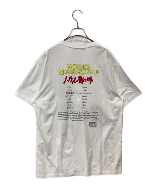 LOEWE（ロエベ）LOEWE (ロエベ) ジブリコラボプリントTシャツ ハウルの動く城 23SS HB44Y22X11 ホワイト サイズ:Sの古着・服飾アイテム