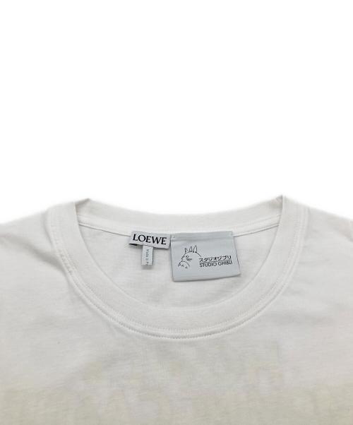 LOEWE（ロエベ）LOEWE (ロエベ) ジブリコラボプリントTシャツ ハウルの動く城 23SS HB44Y22X11 ホワイト サイズ:Sの古着・服飾アイテム