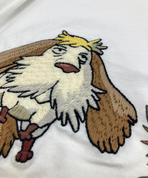 LOEWE（ロエベ）LOEWE (ロエベ) ジブリコラボプリントTシャツ ハウルの動く城 23SS HB44Y22X11 ホワイト サイズ:Sの古着・服飾アイテム