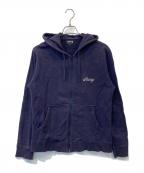 stussyステューシー）の古着「ジップパーカー」｜パープル