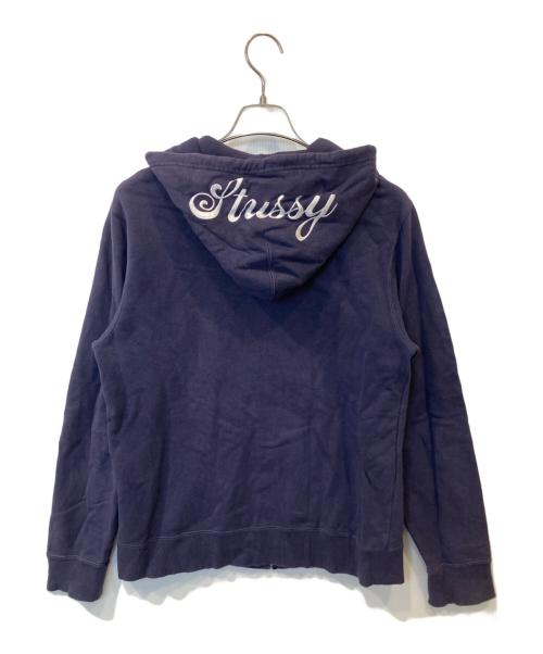 stussy（ステューシー）stussy (ステューシー) ジップパーカー パープル サイズ:Mの古着・服飾アイテム
