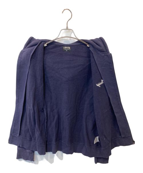 stussy（ステューシー）stussy (ステューシー) ジップパーカー パープル サイズ:Mの古着・服飾アイテム