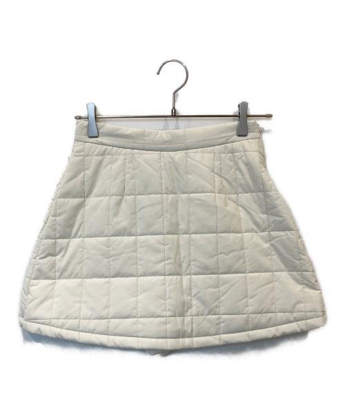 sheller（シェリエ）sheller (シェリエ) 中綿ミニスカート SL154020801 ホワイト サイズ:M 未使用品の古着・服飾アイテム