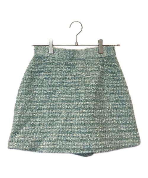 sheller（シェリエ）sheller (シェリエ) ツイードショートパンツ グリーン サイズ:M 未使用品の古着・服飾アイテム