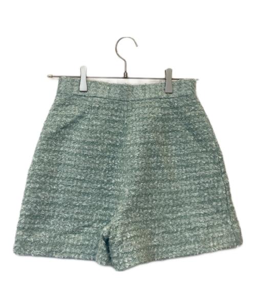 sheller（シェリエ）sheller (シェリエ) ツイードショートパンツ グリーン サイズ:M 未使用品の古着・服飾アイテム