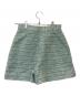 sheller (シェリエ) ツイードショートパンツ グリーン サイズ:M 未使用品：5000円
