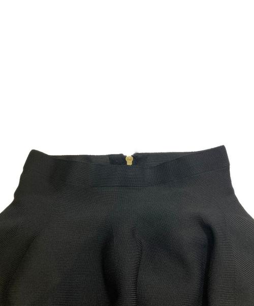sheller（シェリエ）sheller (シェリエ) ニットミニスカート ブラック サイズ:FREE 未使用品の古着・服飾アイテム