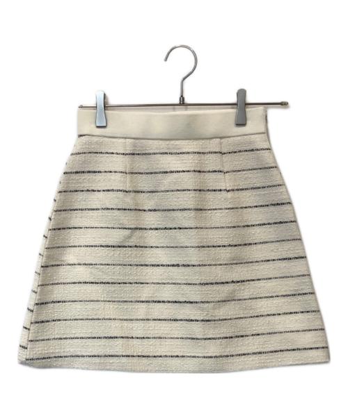 sheller（シェリエ）sheller (シェリエ) ツイードミニスカート ベージュ サイズ:M 未使用品の古着・服飾アイテム