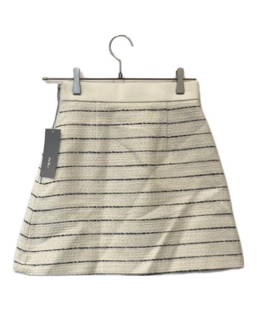sheller（シェリエ）sheller (シェリエ) ツイードミニスカート ベージュ サイズ:M 未使用品の古着・服飾アイテム