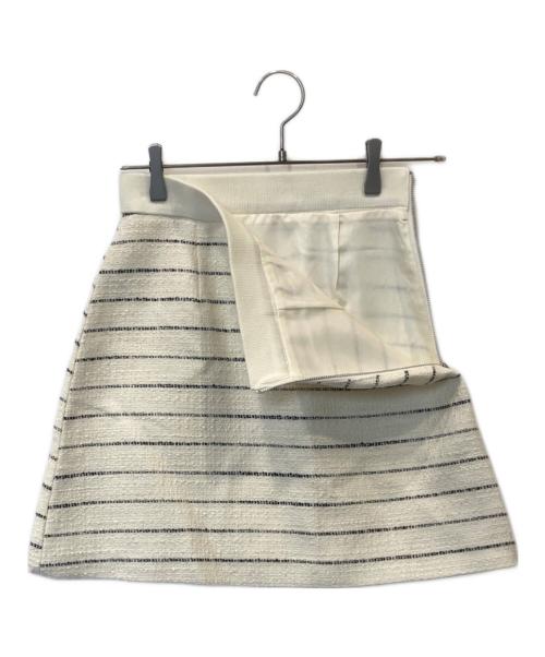 sheller（シェリエ）sheller (シェリエ) ツイードミニスカート ベージュ サイズ:M 未使用品の古着・服飾アイテム