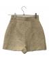 sheller (シェリエ) ラメミニスカート ベージュ サイズ:M 未使用品：5000円