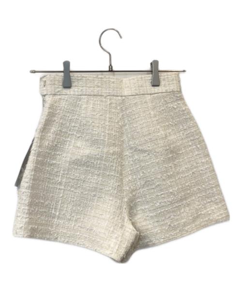 sheller（シェリエ）sheller (シェリエ) ツイードショートパンツ アイボリー サイズ:S 未使用品の古着・服飾アイテム