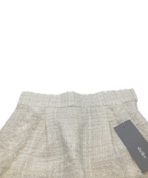 sheller（シェリエ）sheller (シェリエ) ツイードショートパンツ アイボリー サイズ:S 未使用品の古着・服飾アイテム