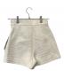 sheller (シェリエ) ツイードショートパンツ アイボリー サイズ:S 未使用品：5000円