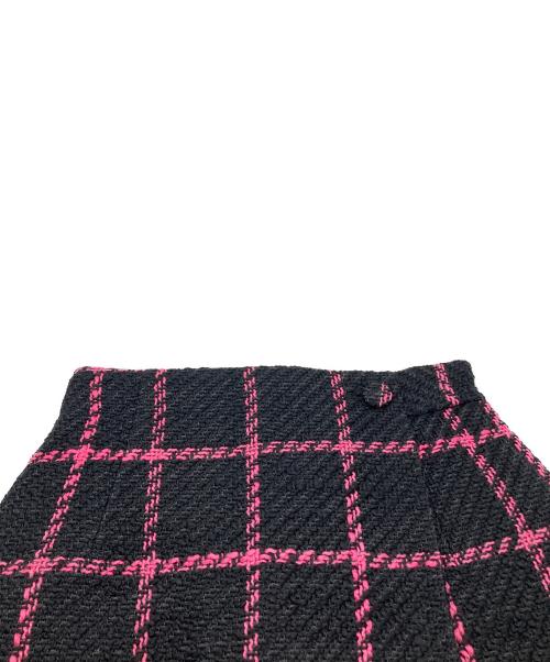 sheller（シェリエ）sheller (シェリエ) ミニスカート ブラック×ピンク サイズ:S 未使用品の古着・服飾アイテム