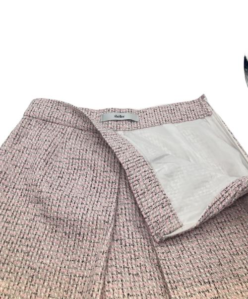 sheller（シェリエ）sheller (シェリエ) ツイードミニスカート ピンク サイズ:M 未使用品の古着・服飾アイテム