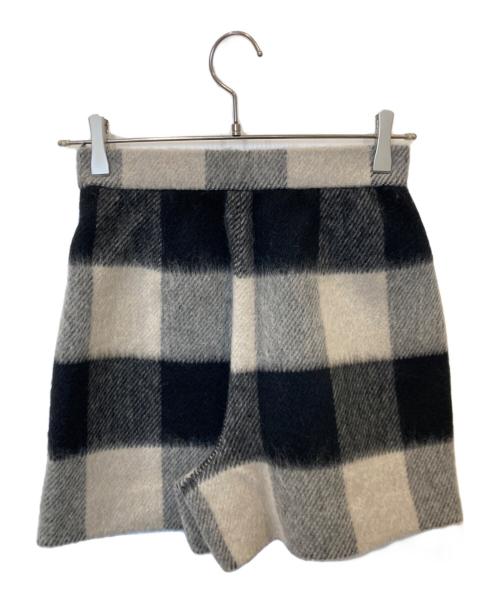sheller（シェリエ）sheller (シェリエ) ブロックチェックショートパンツ ブラック×ベージュ サイズ:M 未使用品の古着・服飾アイテム